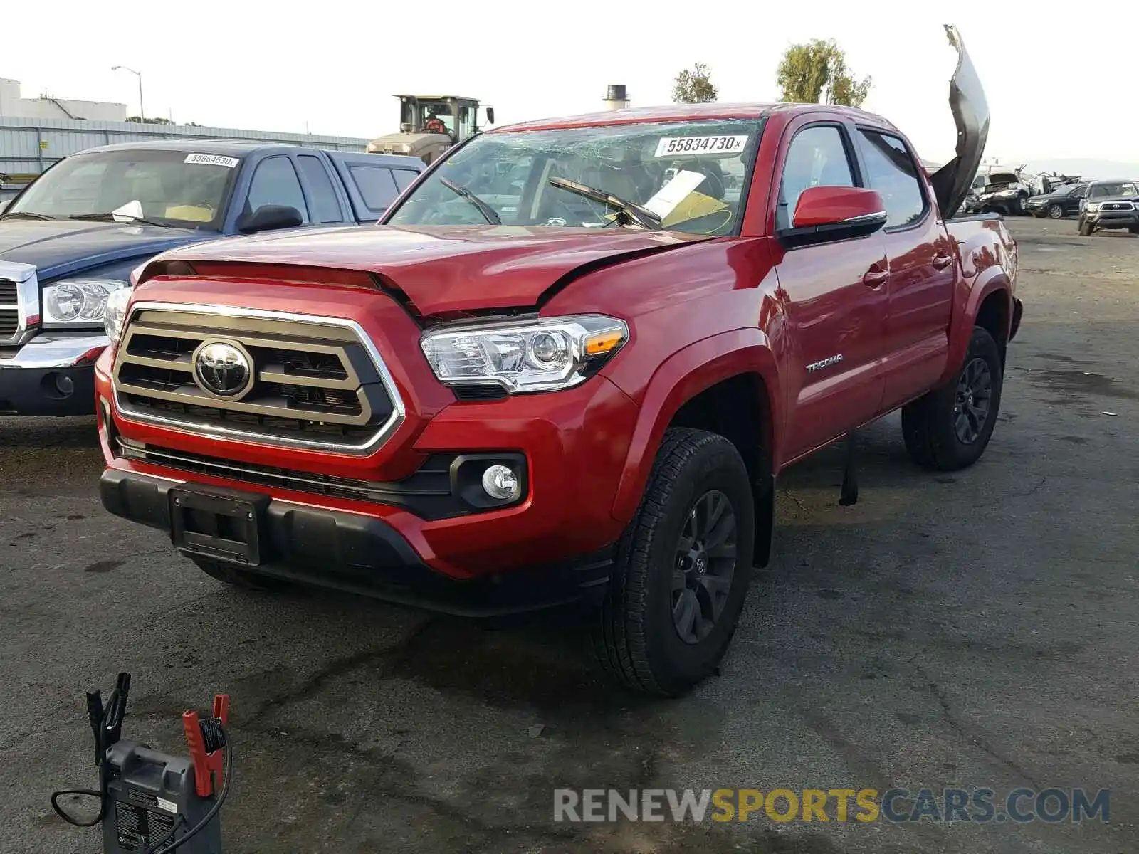 2 Photograph of a damaged car 3TMCZ5AN9LM360363 TOYOTA TACOMA 2020