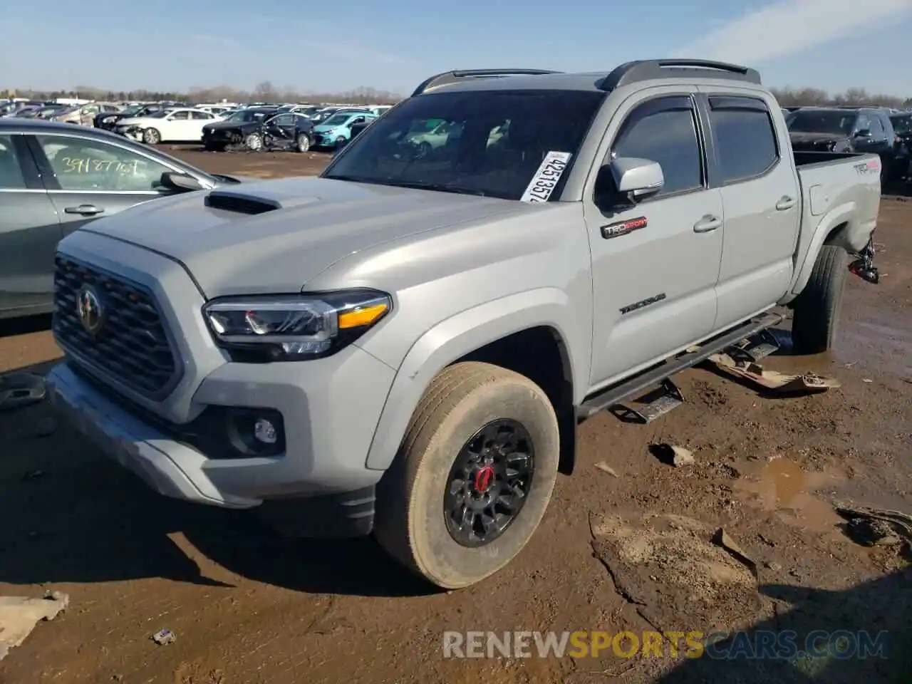 1 Photograph of a damaged car 3TMCZ5AN9LM363179 TOYOTA TACOMA 2020