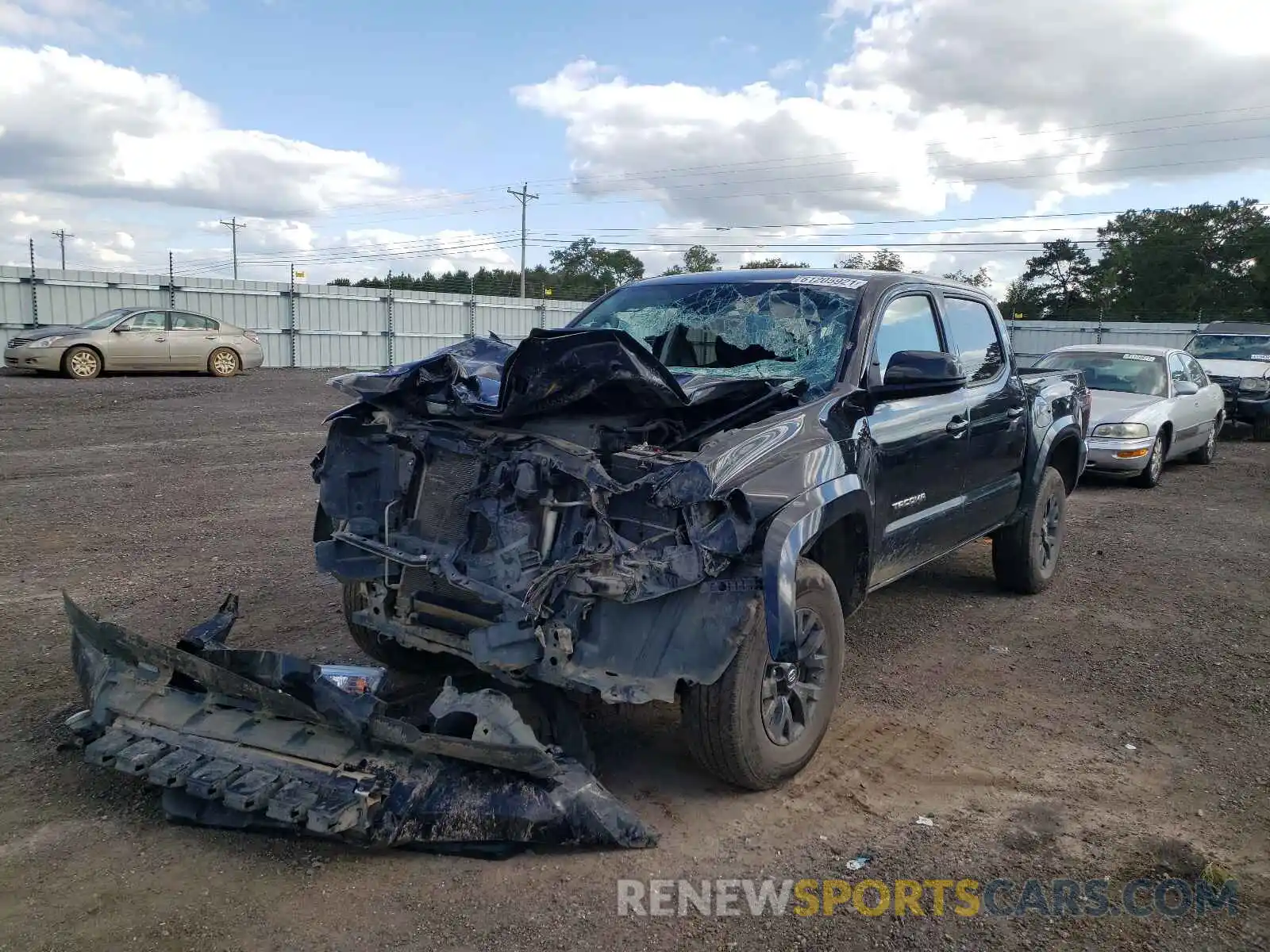 2 Photograph of a damaged car 3TMCZ5AN9LM364459 TOYOTA TACOMA 2020