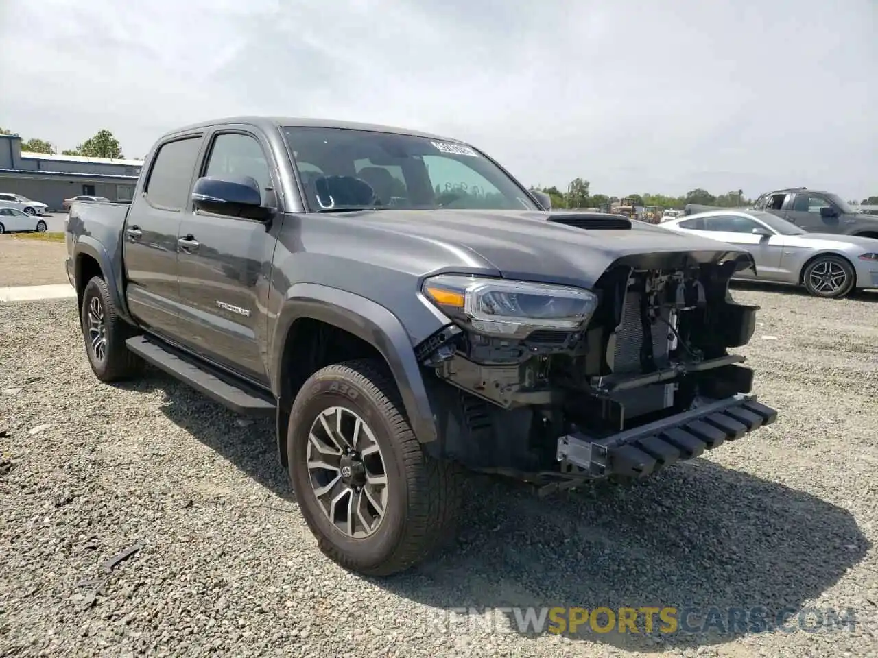 1 Photograph of a damaged car 3TMCZ5AN9LM368317 TOYOTA TACOMA 2020