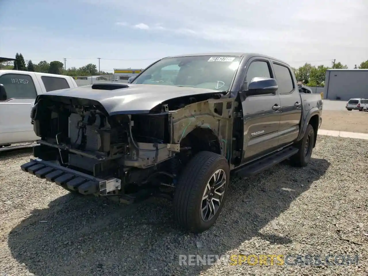 2 Photograph of a damaged car 3TMCZ5AN9LM368317 TOYOTA TACOMA 2020