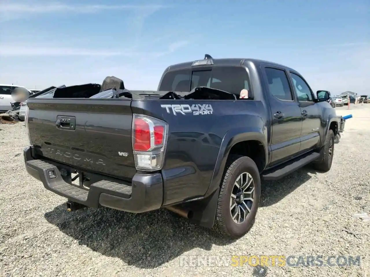 4 Photograph of a damaged car 3TMCZ5AN9LM368317 TOYOTA TACOMA 2020