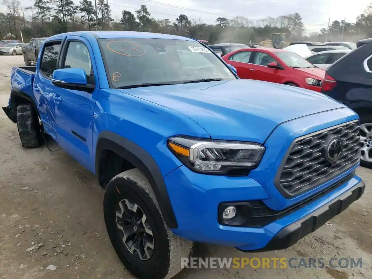 1 Photograph of a damaged car 3TMCZ5ANXLM293837 TOYOTA TACOMA 2020