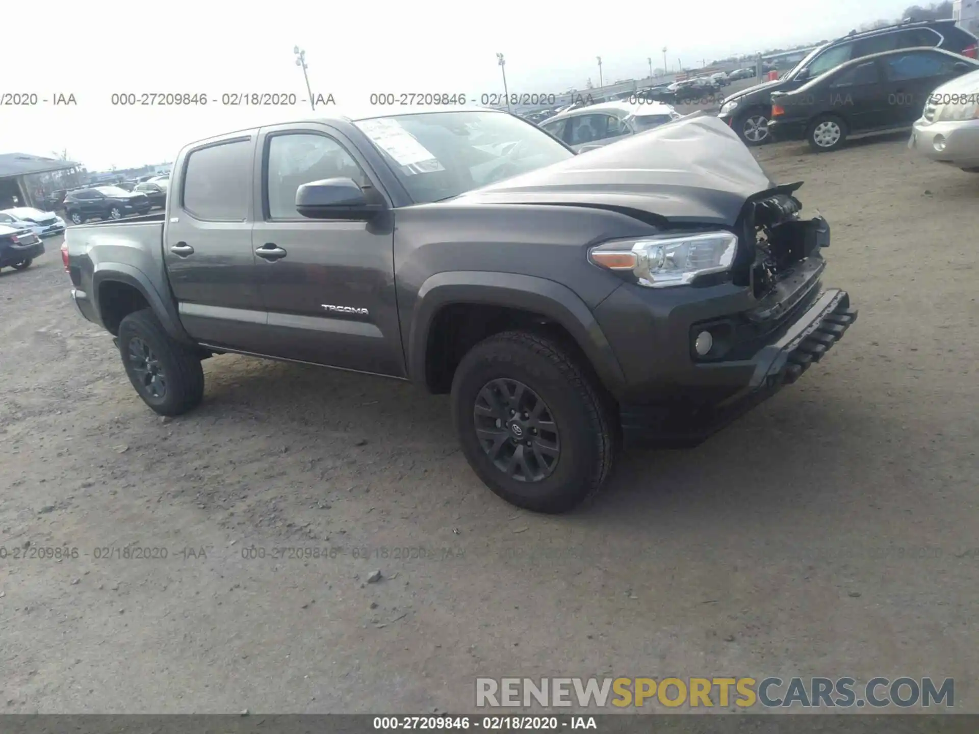 1 Photograph of a damaged car 3TMCZ5ANXLM294342 TOYOTA TACOMA 2020