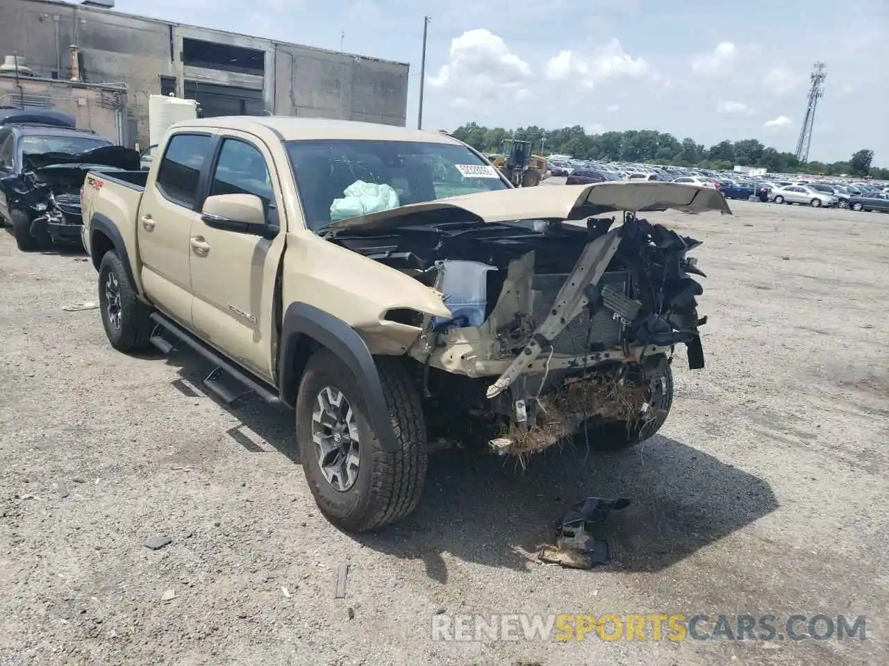 1 Photograph of a damaged car 3TMCZ5ANXLM295345 TOYOTA TACOMA 2020