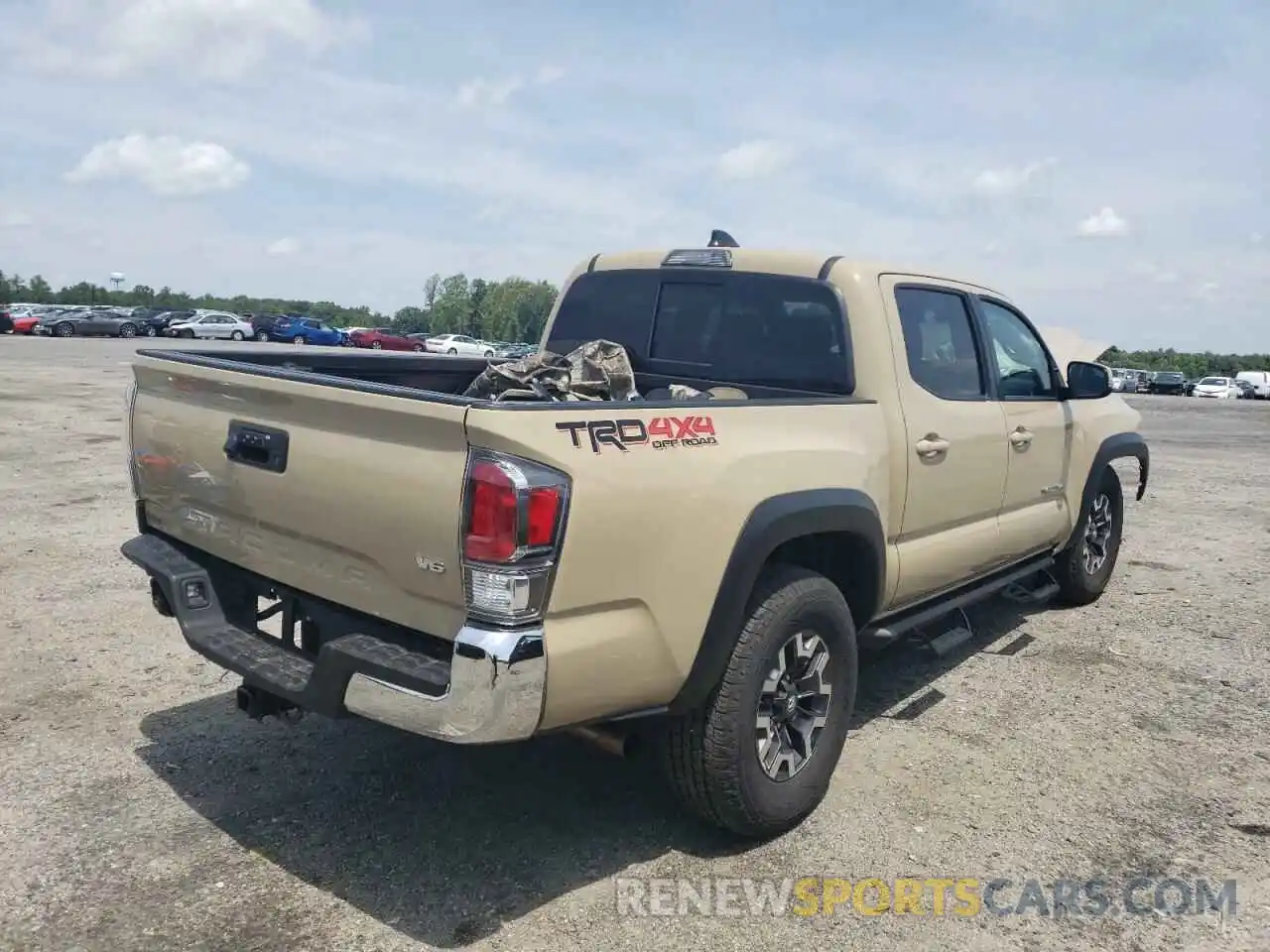 4 Photograph of a damaged car 3TMCZ5ANXLM295345 TOYOTA TACOMA 2020