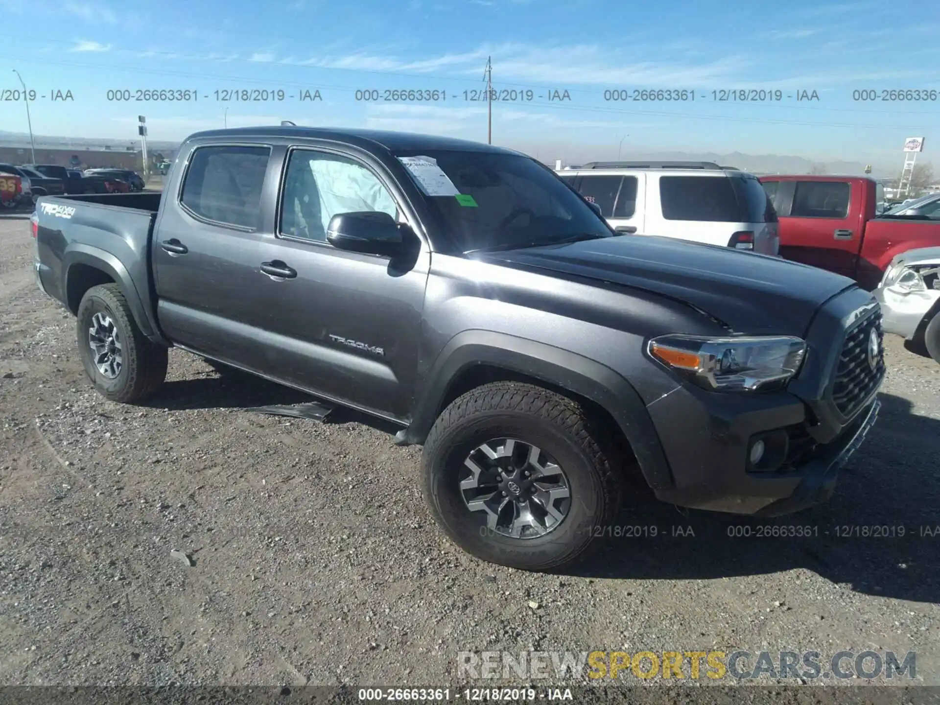 1 Photograph of a damaged car 3TMCZ5ANXLM296527 TOYOTA TACOMA 2020