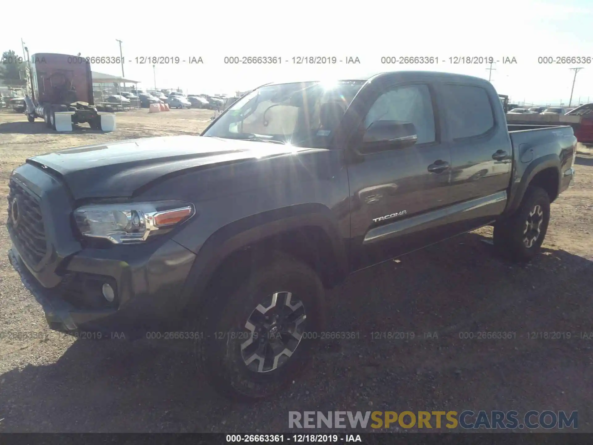 2 Photograph of a damaged car 3TMCZ5ANXLM296527 TOYOTA TACOMA 2020