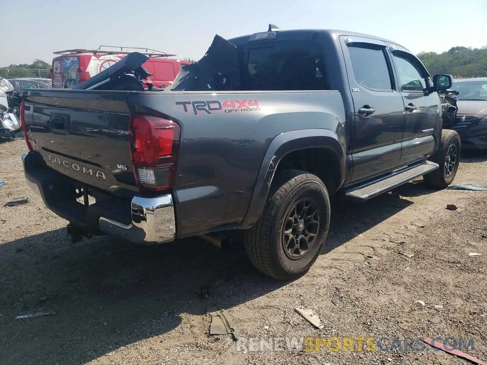 4 Photograph of a damaged car 3TMCZ5ANXLM297287 TOYOTA TACOMA 2020