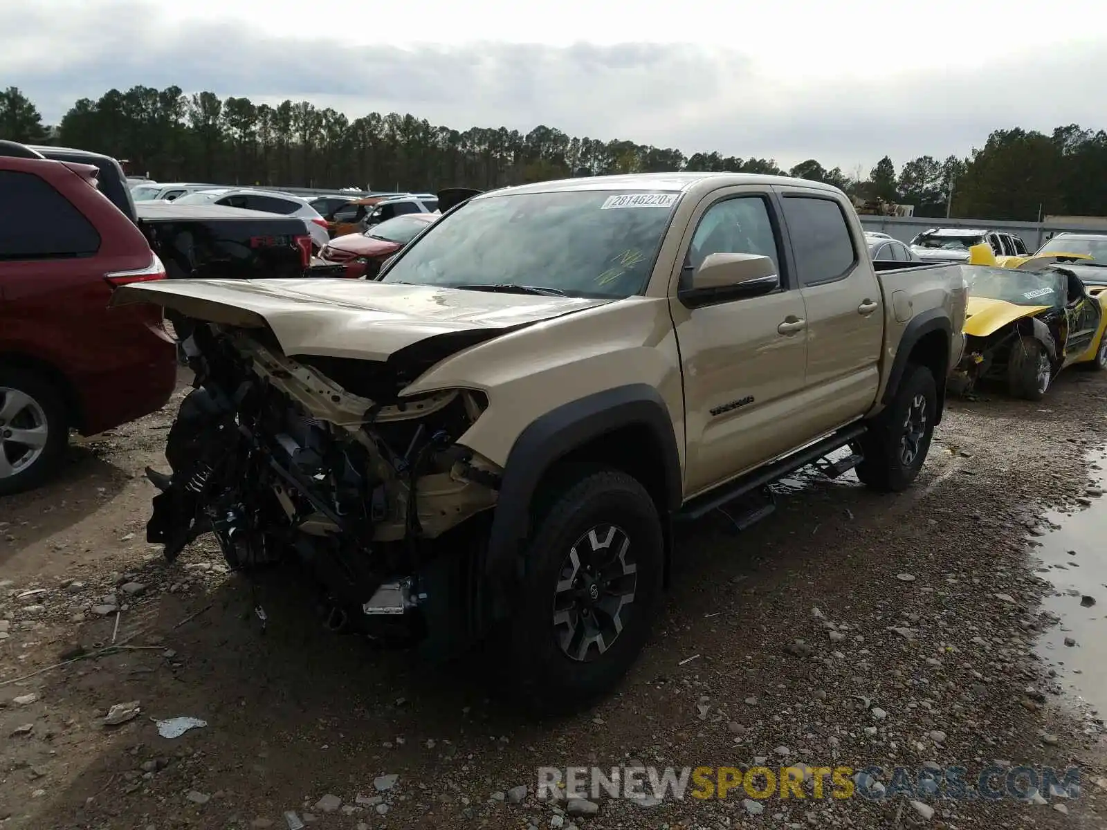 2 Photograph of a damaged car 3TMCZ5ANXLM298391 TOYOTA TACOMA 2020