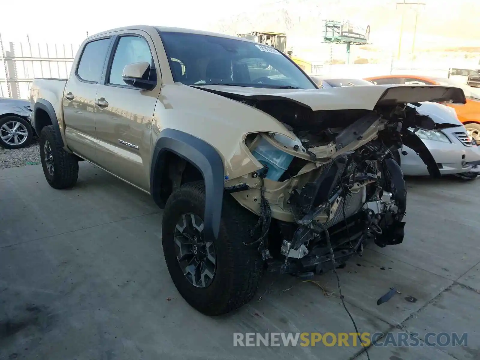 1 Photograph of a damaged car 3TMCZ5ANXLM298505 TOYOTA TACOMA 2020