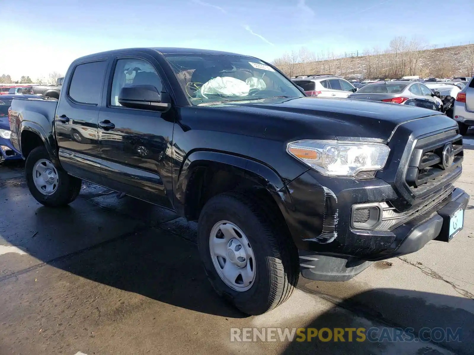 1 Photograph of a damaged car 3TMCZ5ANXLM298990 TOYOTA TACOMA 2020