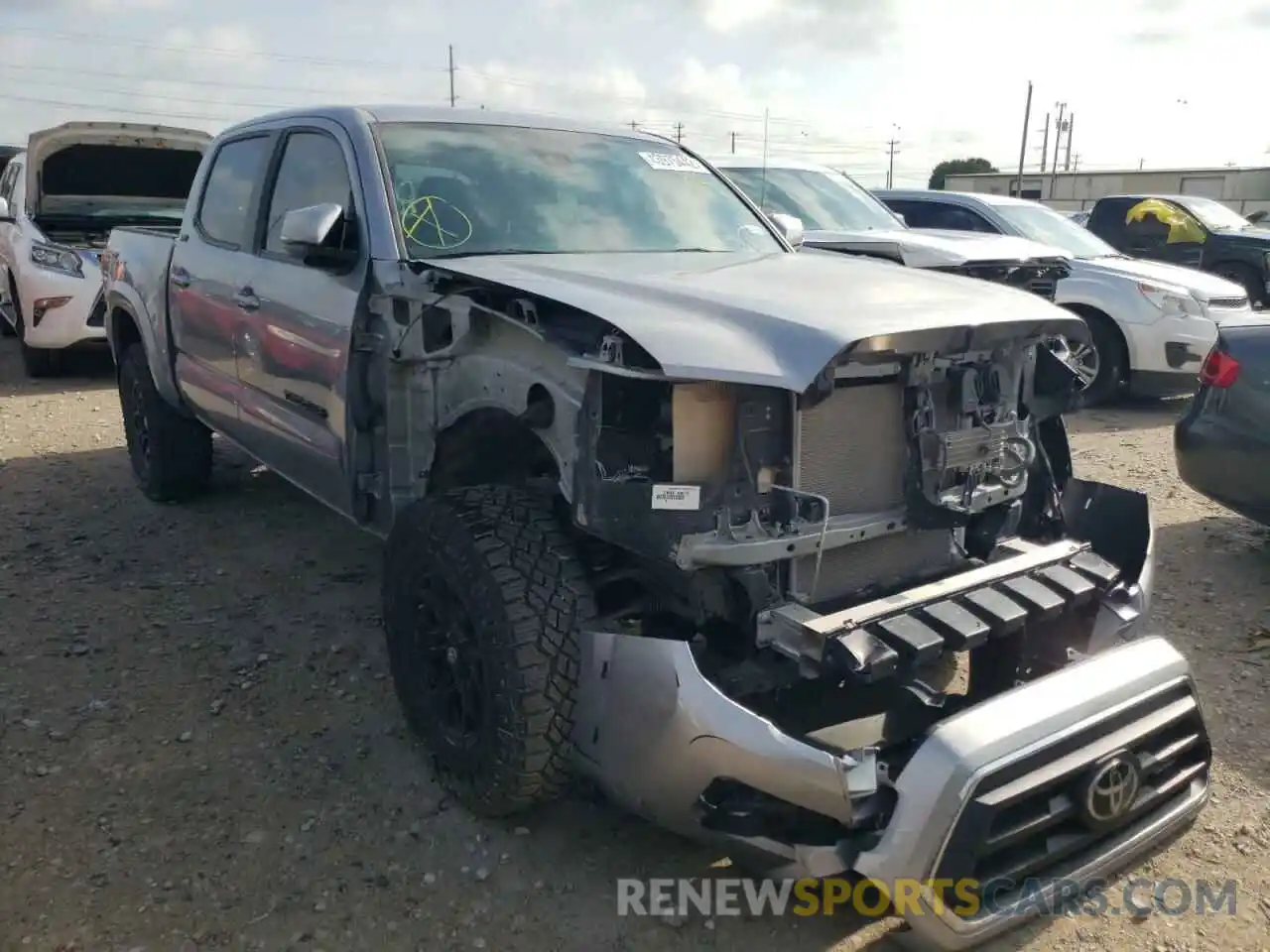 1 Photograph of a damaged car 3TMCZ5ANXLM300298 TOYOTA TACOMA 2020