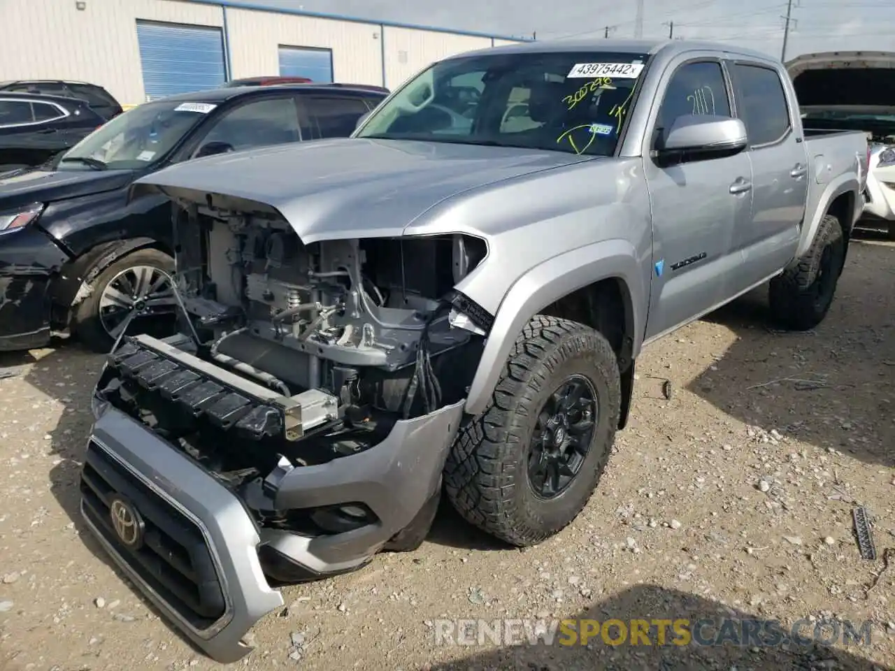 2 Photograph of a damaged car 3TMCZ5ANXLM300298 TOYOTA TACOMA 2020