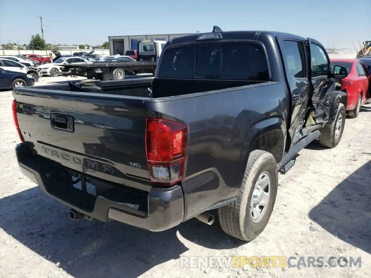 4 Photograph of a damaged car 3TMCZ5ANXLM302813 TOYOTA TACOMA 2020