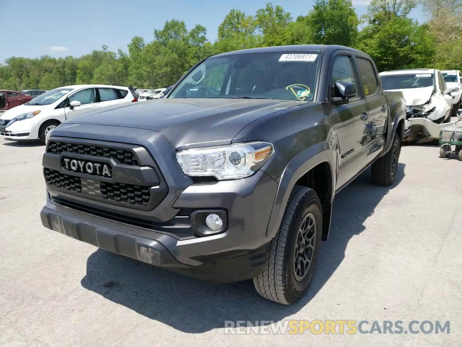 2 Photograph of a damaged car 3TMCZ5ANXLM305176 TOYOTA TACOMA 2020