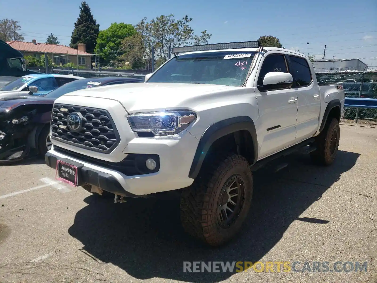 2 Photograph of a damaged car 3TMCZ5ANXLM306182 TOYOTA TACOMA 2020