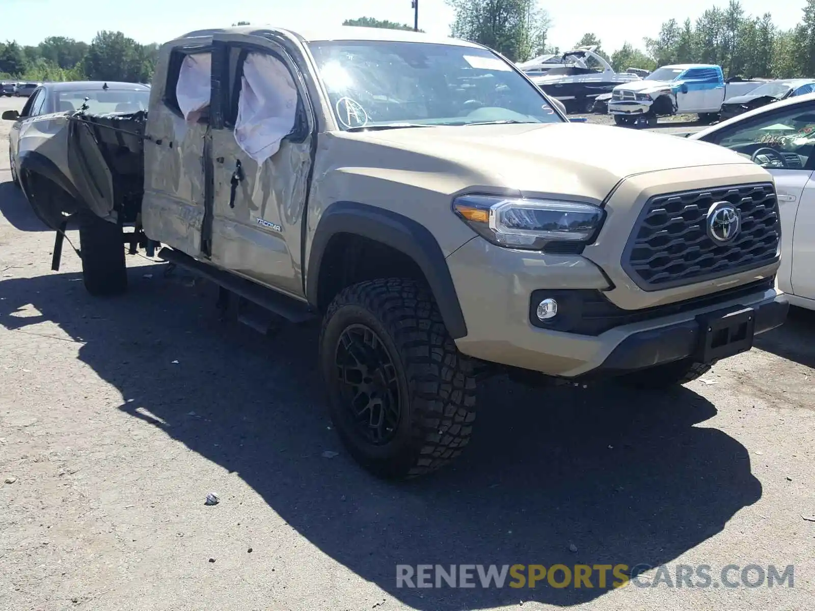 1 Photograph of a damaged car 3TMCZ5ANXLM308210 TOYOTA TACOMA 2020