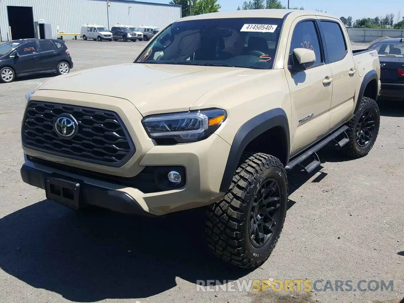 2 Photograph of a damaged car 3TMCZ5ANXLM308210 TOYOTA TACOMA 2020