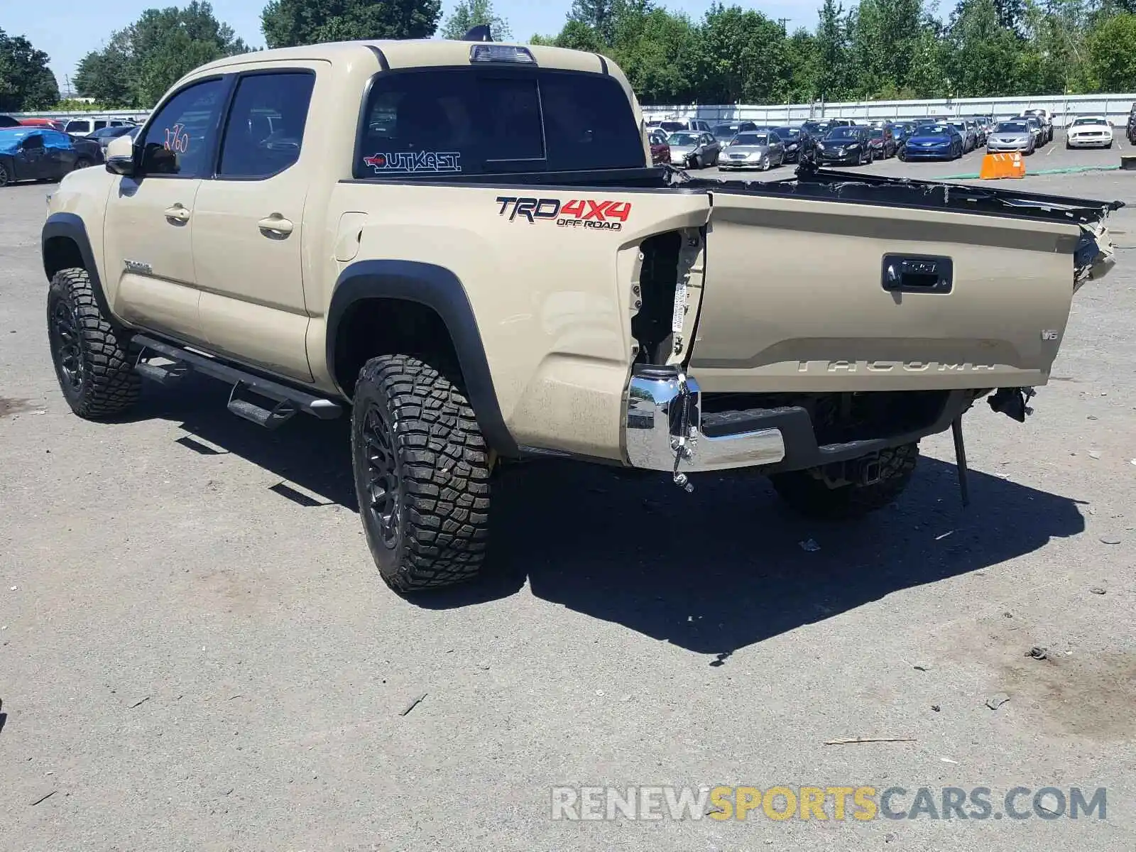 3 Photograph of a damaged car 3TMCZ5ANXLM308210 TOYOTA TACOMA 2020