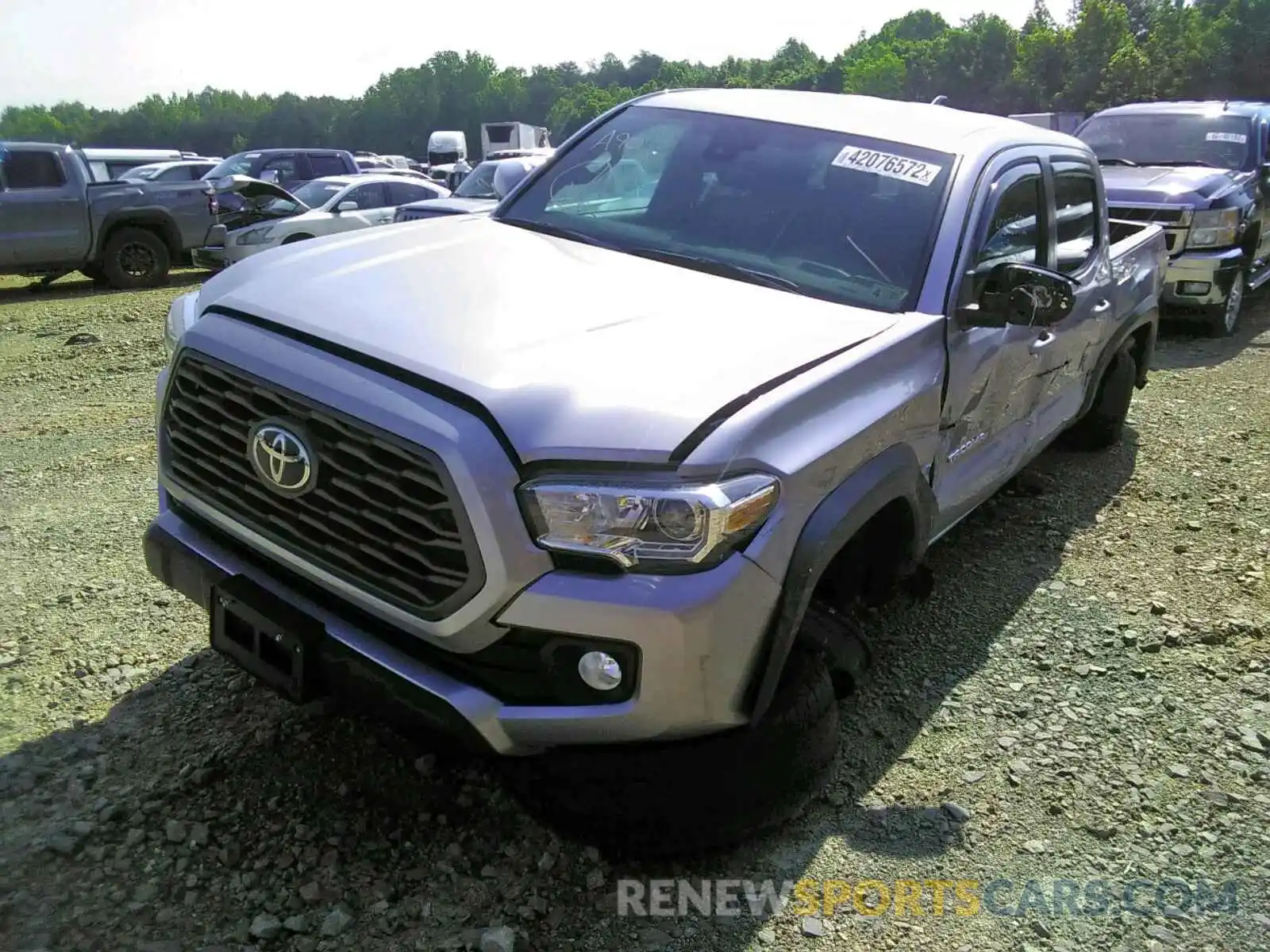 2 Photograph of a damaged car 3TMCZ5ANXLM308224 TOYOTA TACOMA 2020