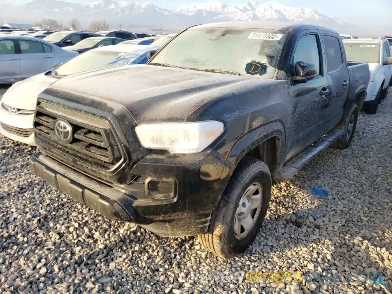 2 Photograph of a damaged car 3TMCZ5ANXLM311043 TOYOTA TACOMA 2020