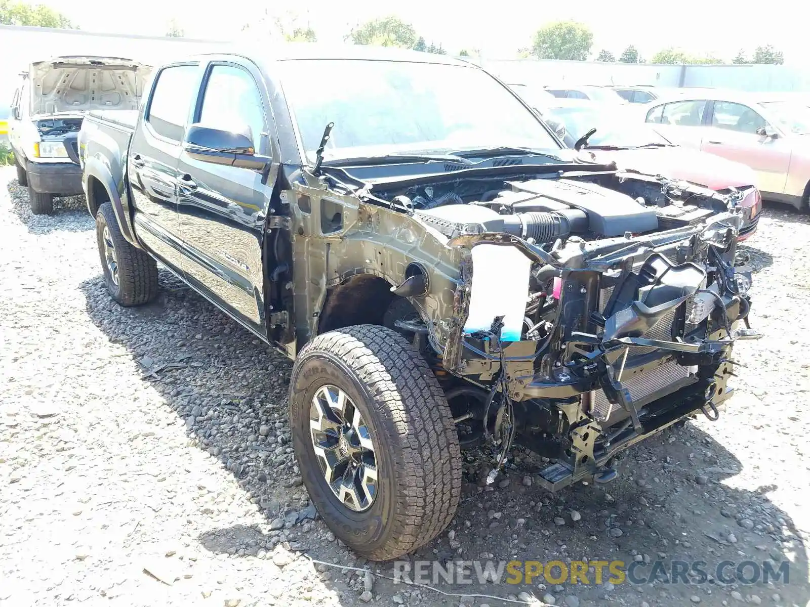 1 Photograph of a damaged car 3TMCZ5ANXLM314458 TOYOTA TACOMA 2020