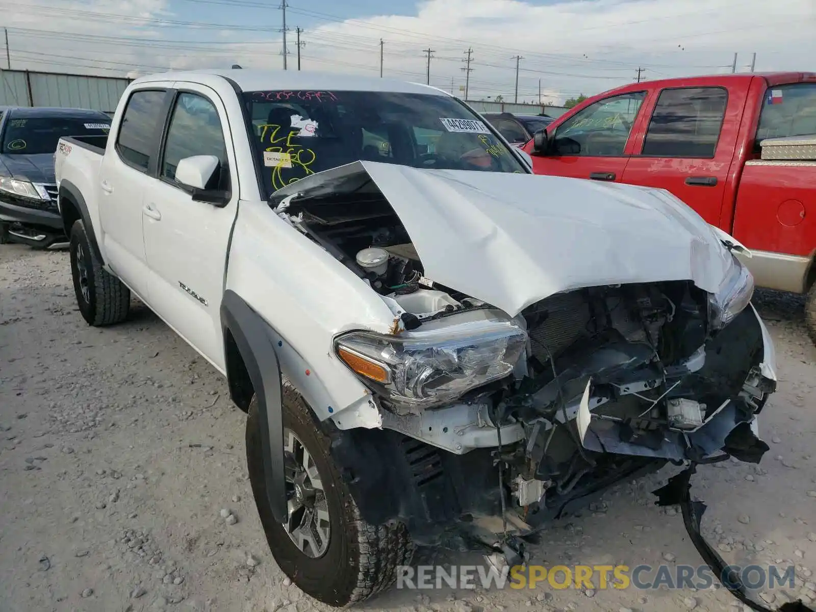 1 Photograph of a damaged car 3TMCZ5ANXLM314606 TOYOTA TACOMA 2020