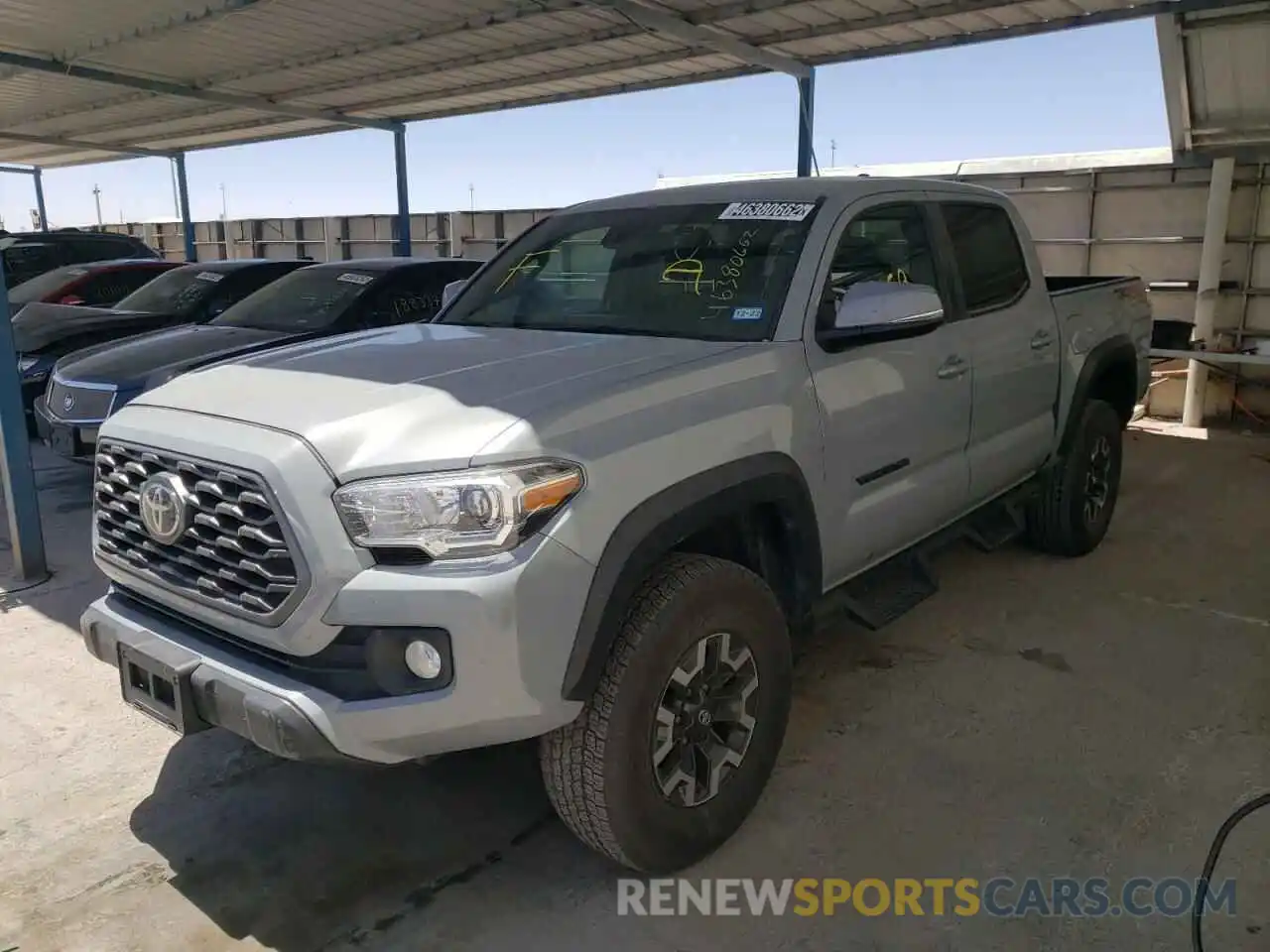 2 Photograph of a damaged car 3TMCZ5ANXLM317604 TOYOTA TACOMA 2020