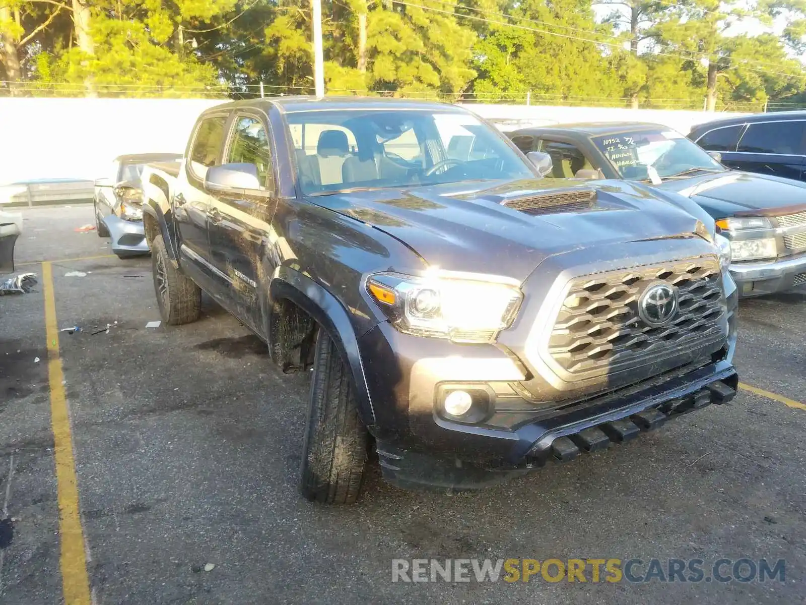 1 Photograph of a damaged car 3TMCZ5ANXLM318607 TOYOTA TACOMA 2020