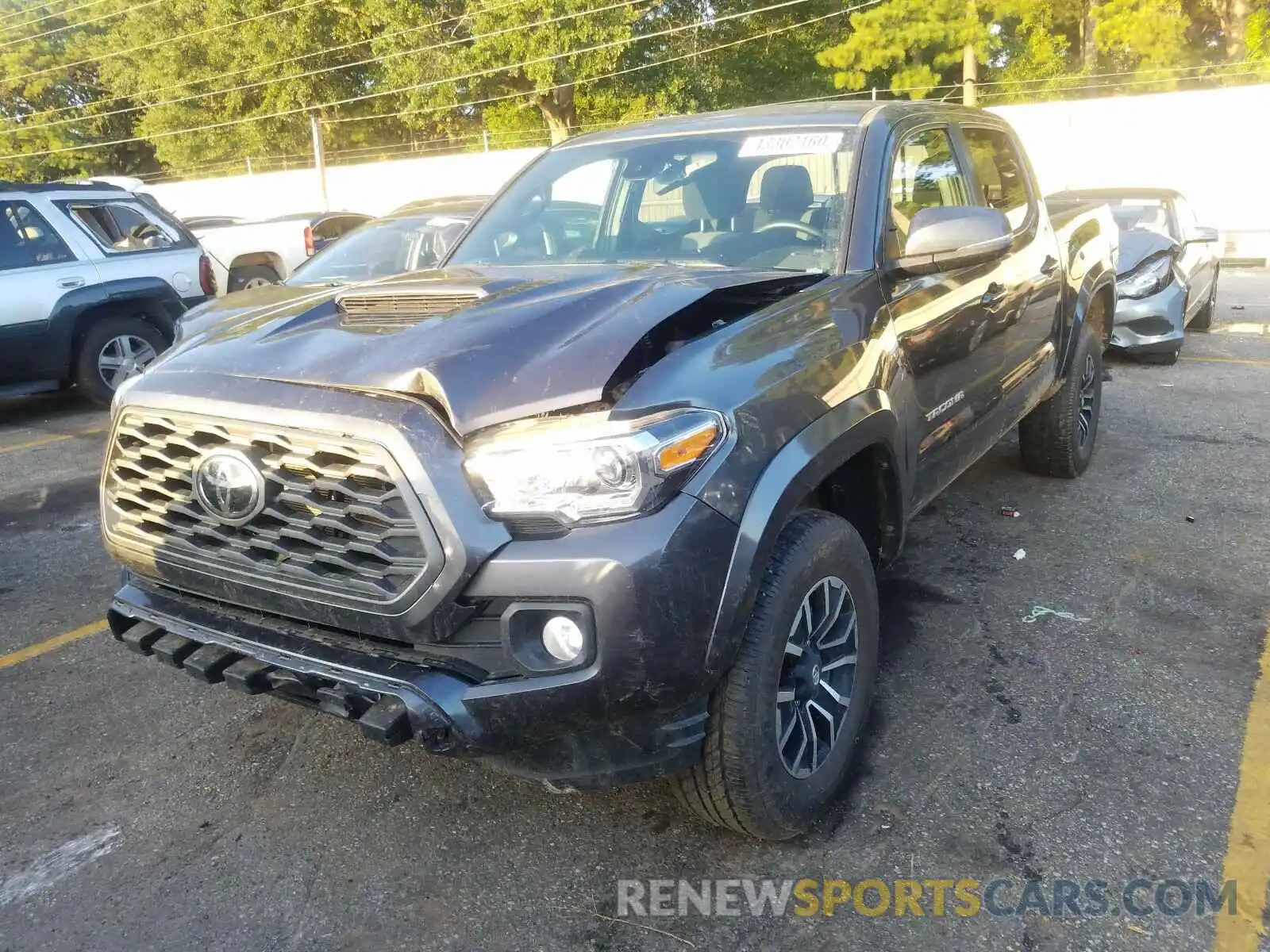 2 Photograph of a damaged car 3TMCZ5ANXLM318607 TOYOTA TACOMA 2020