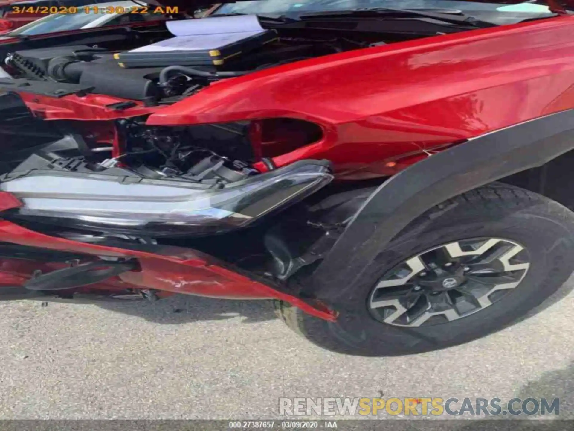 17 Photograph of a damaged car 3TMCZ5ANXLM319448 TOYOTA TACOMA 2020