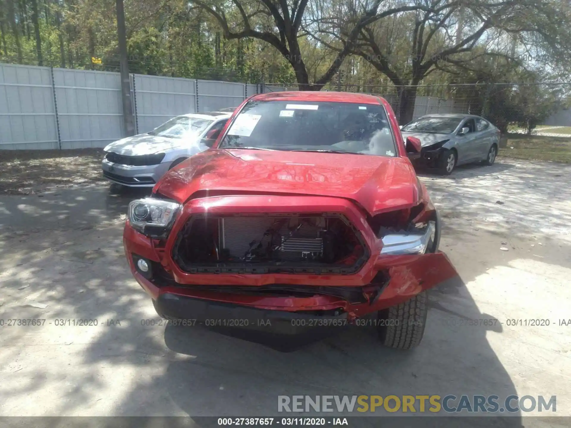 6 Photograph of a damaged car 3TMCZ5ANXLM319448 TOYOTA TACOMA 2020