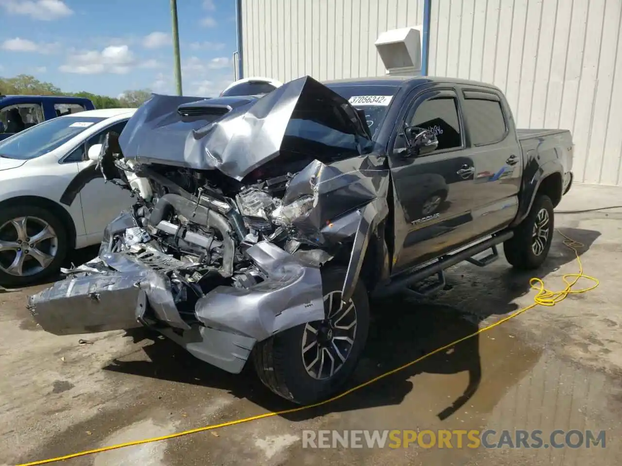 2 Photograph of a damaged car 3TMCZ5ANXLM329736 TOYOTA TACOMA 2020