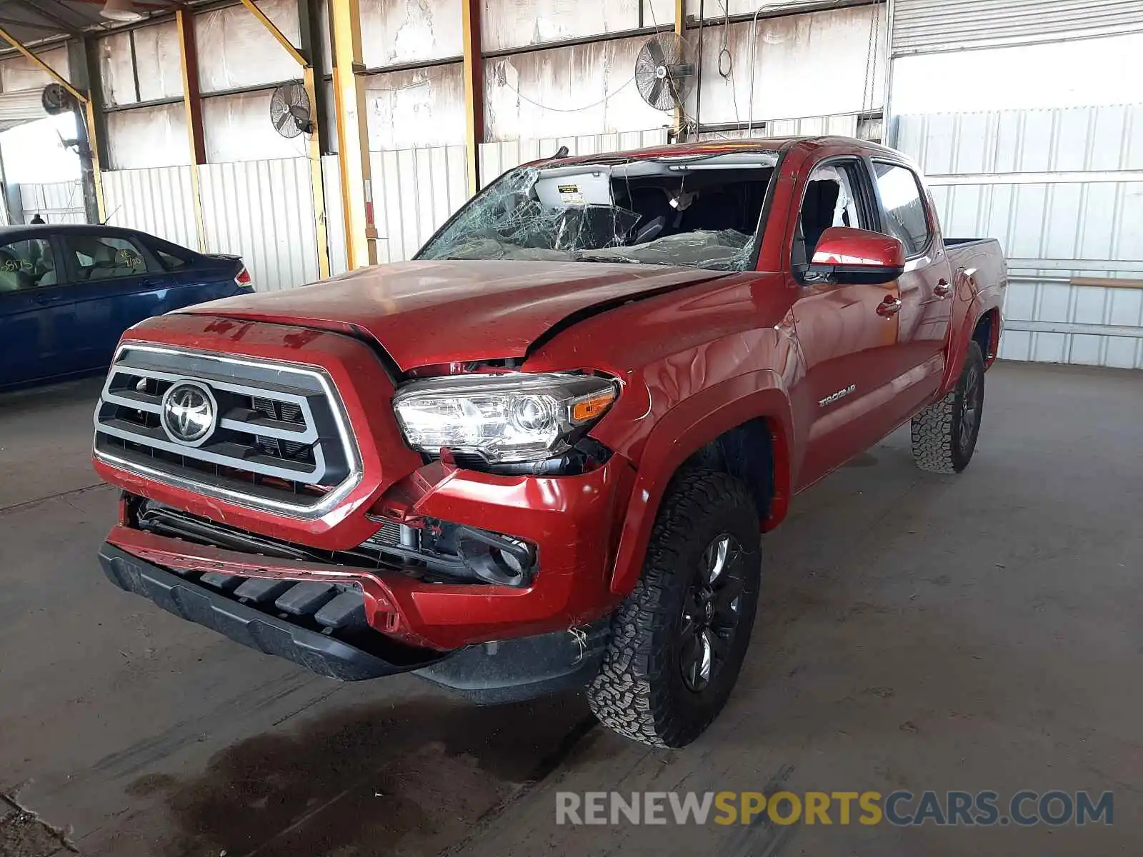 2 Photograph of a damaged car 3TMCZ5ANXLM330899 TOYOTA TACOMA 2020