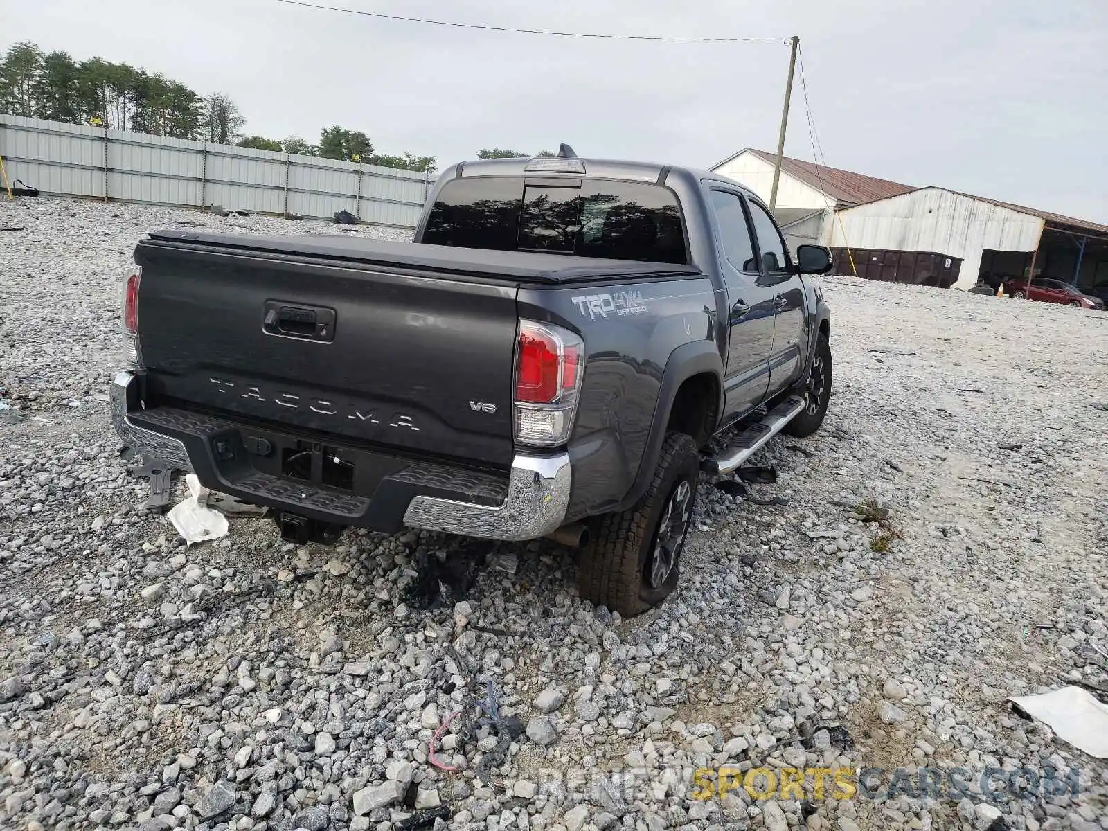 4 Photograph of a damaged car 3TMCZ5ANXLM333947 TOYOTA TACOMA 2020