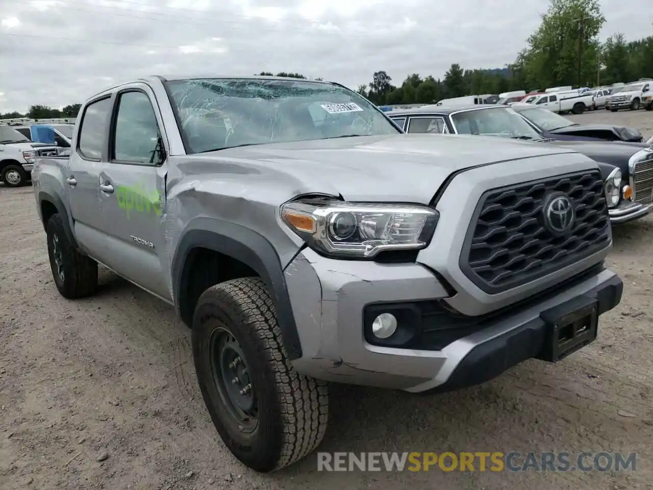 1 Photograph of a damaged car 3TMCZ5ANXLM334905 TOYOTA TACOMA 2020