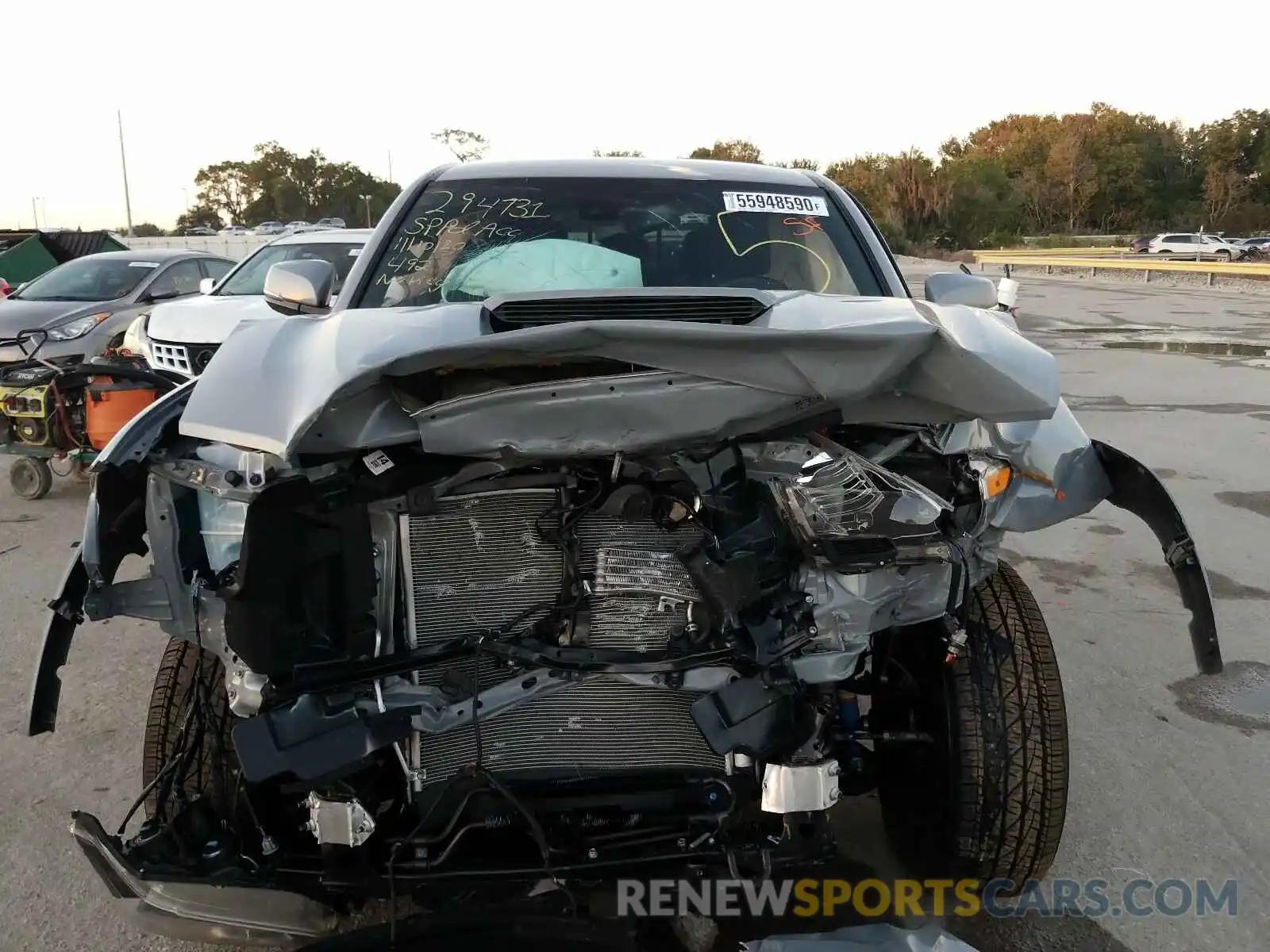 9 Photograph of a damaged car 3TMCZ5ANXLM335424 TOYOTA TACOMA 2020