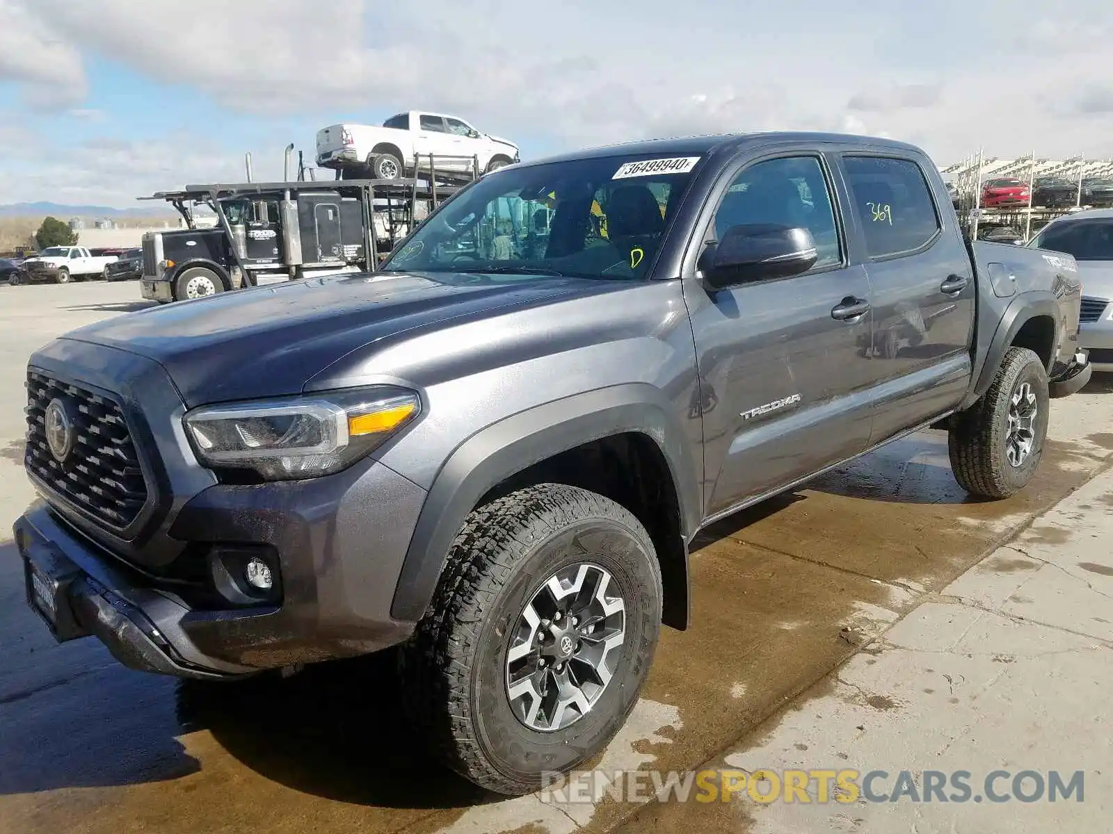 2 Photograph of a damaged car 3TMCZ5ANXLM335794 TOYOTA TACOMA 2020