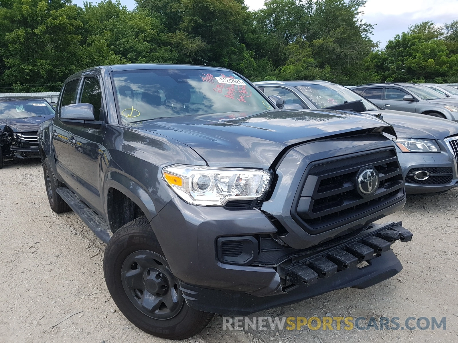 1 Photograph of a damaged car 3TMCZ5ANXLM342115 TOYOTA TACOMA 2020