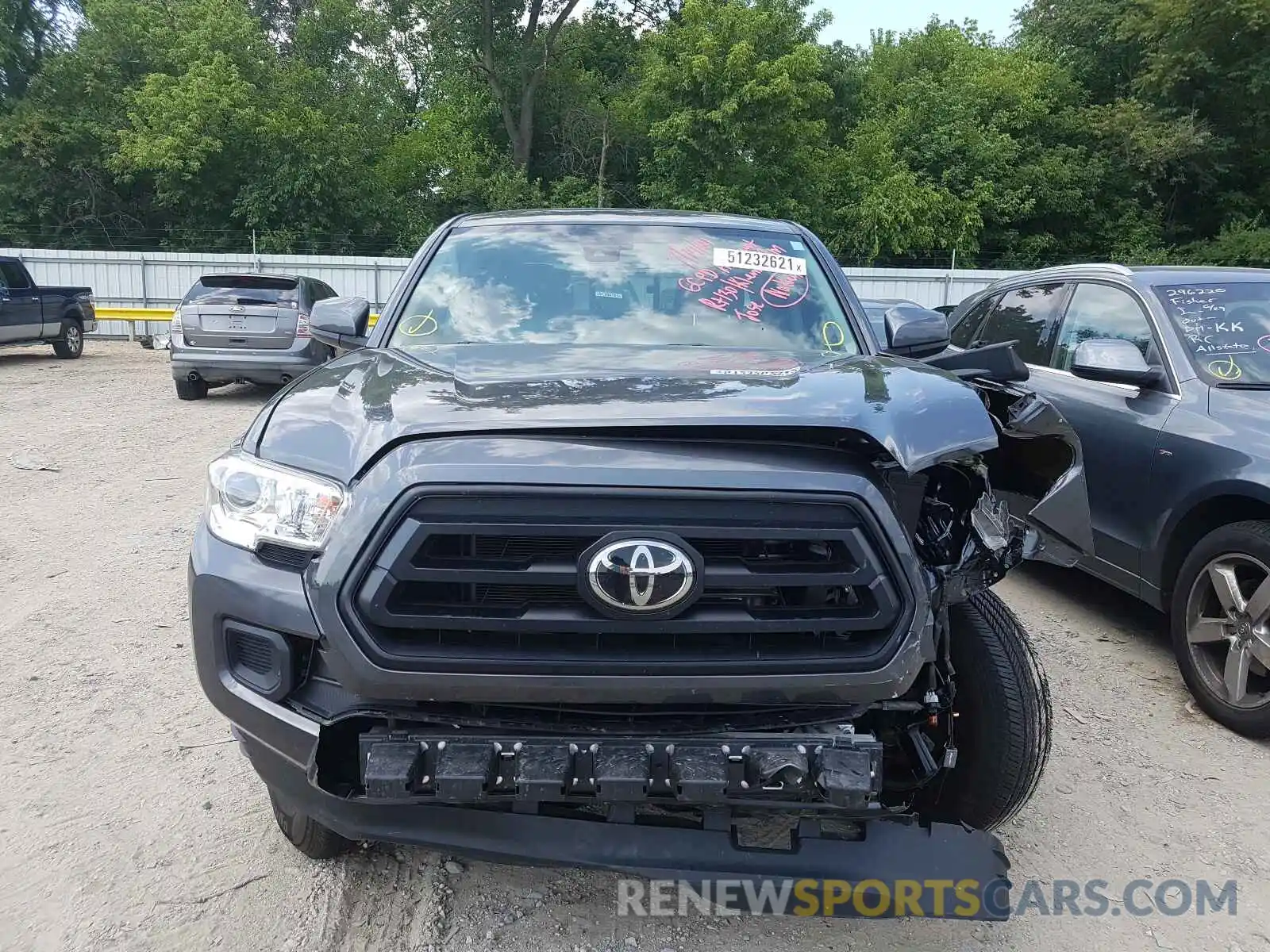 7 Photograph of a damaged car 3TMCZ5ANXLM342115 TOYOTA TACOMA 2020