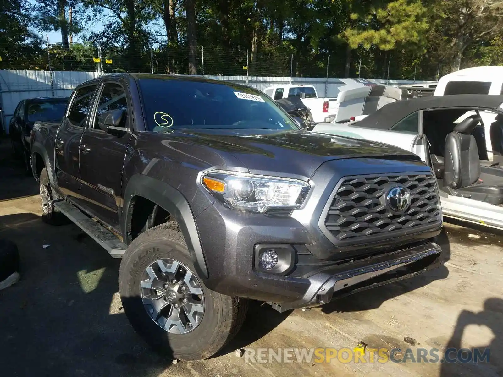 1 Photograph of a damaged car 3TMCZ5ANXLM347881 TOYOTA TACOMA 2020