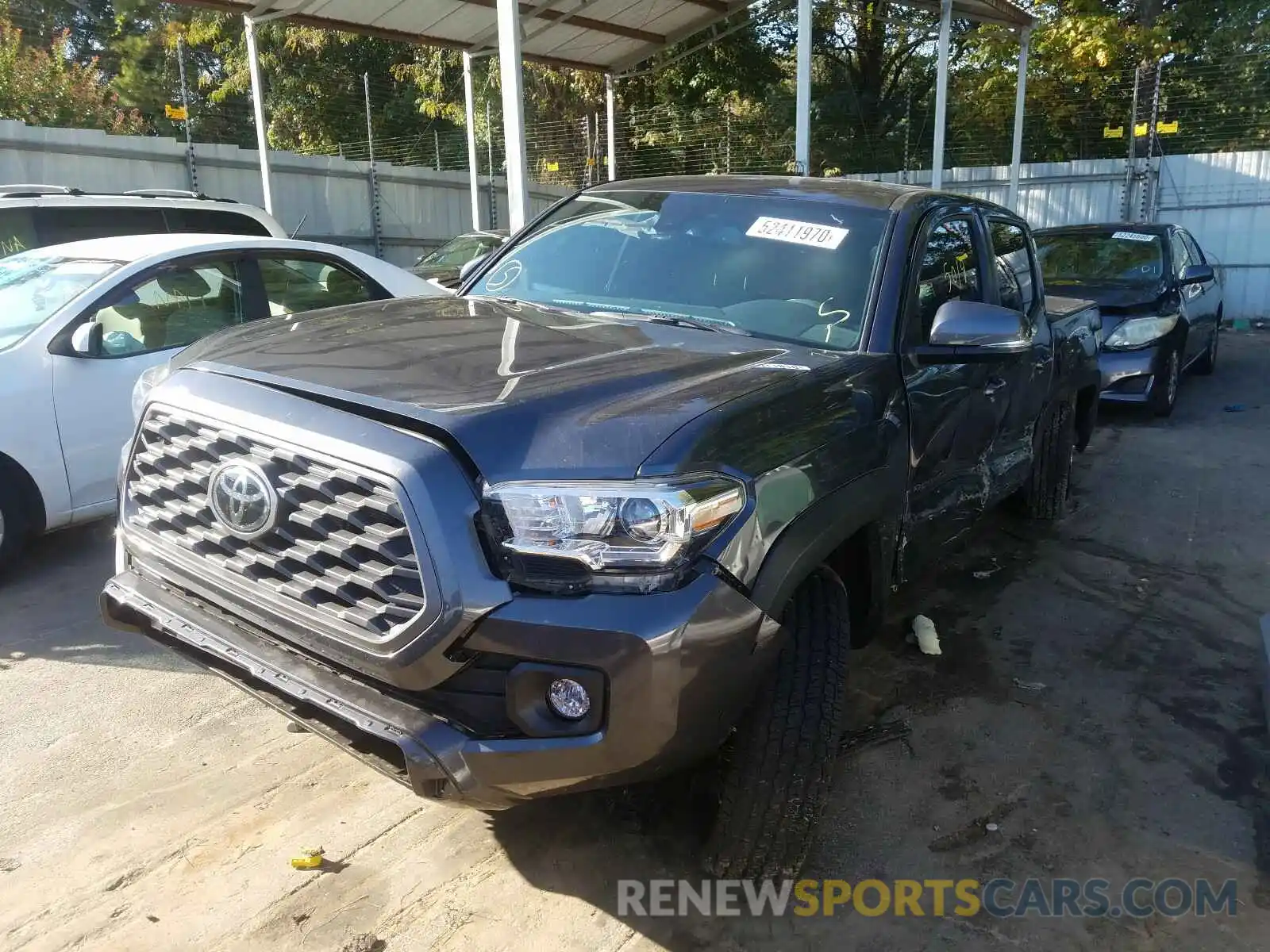 2 Photograph of a damaged car 3TMCZ5ANXLM347881 TOYOTA TACOMA 2020