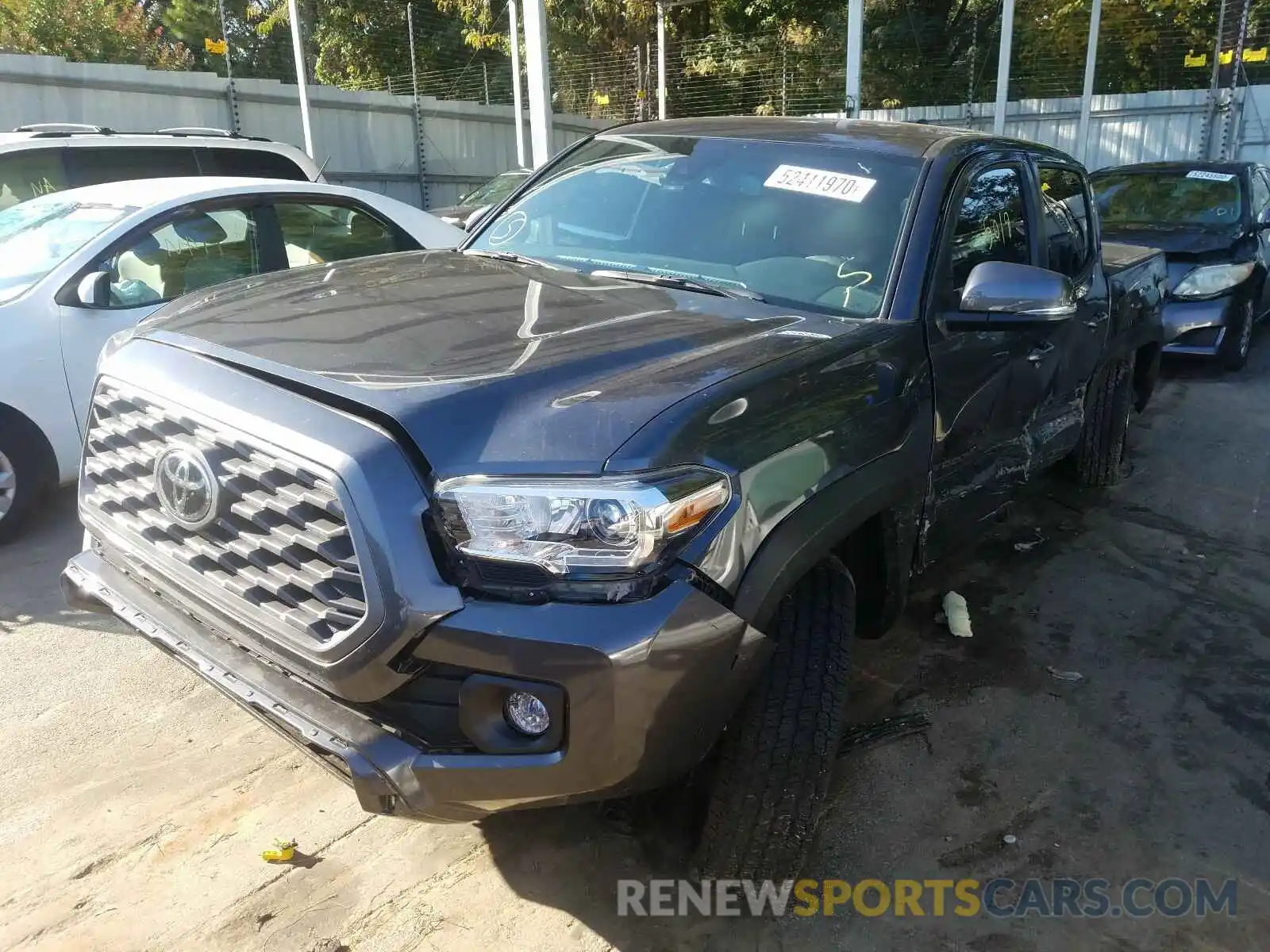 9 Photograph of a damaged car 3TMCZ5ANXLM347881 TOYOTA TACOMA 2020