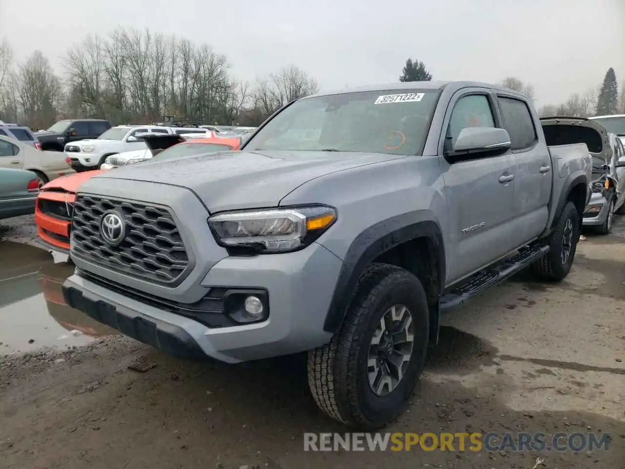 2 Photograph of a damaged car 3TMCZ5ANXLM349128 TOYOTA TACOMA 2020