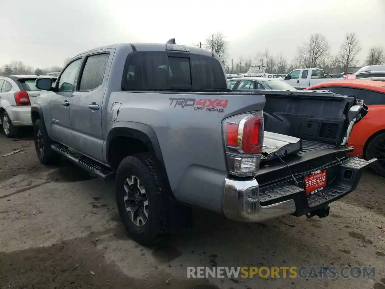 3 Photograph of a damaged car 3TMCZ5ANXLM349128 TOYOTA TACOMA 2020