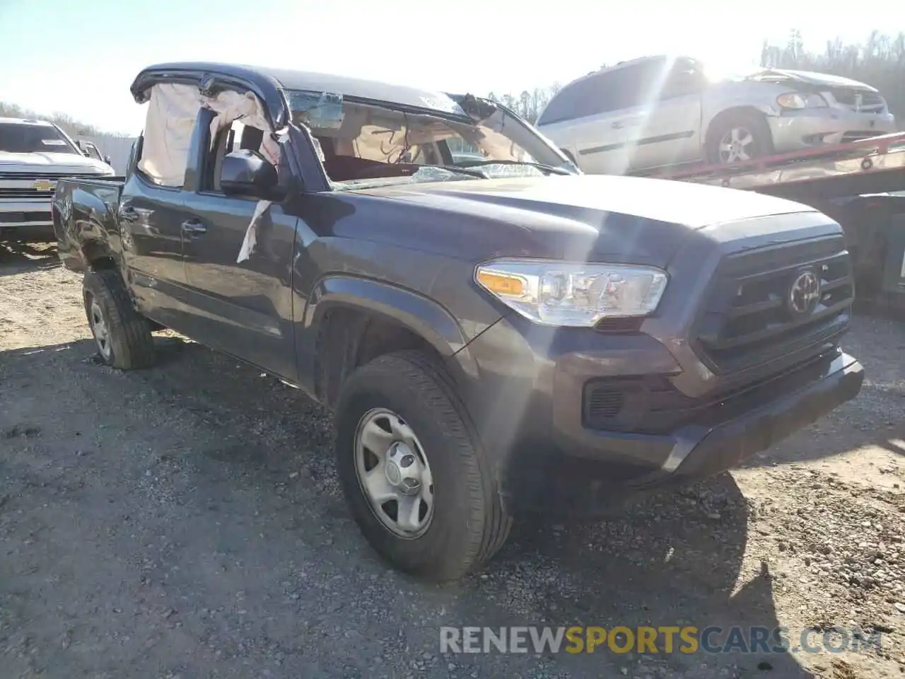 1 Photograph of a damaged car 3TMCZ5ANXLM349503 TOYOTA TACOMA 2020