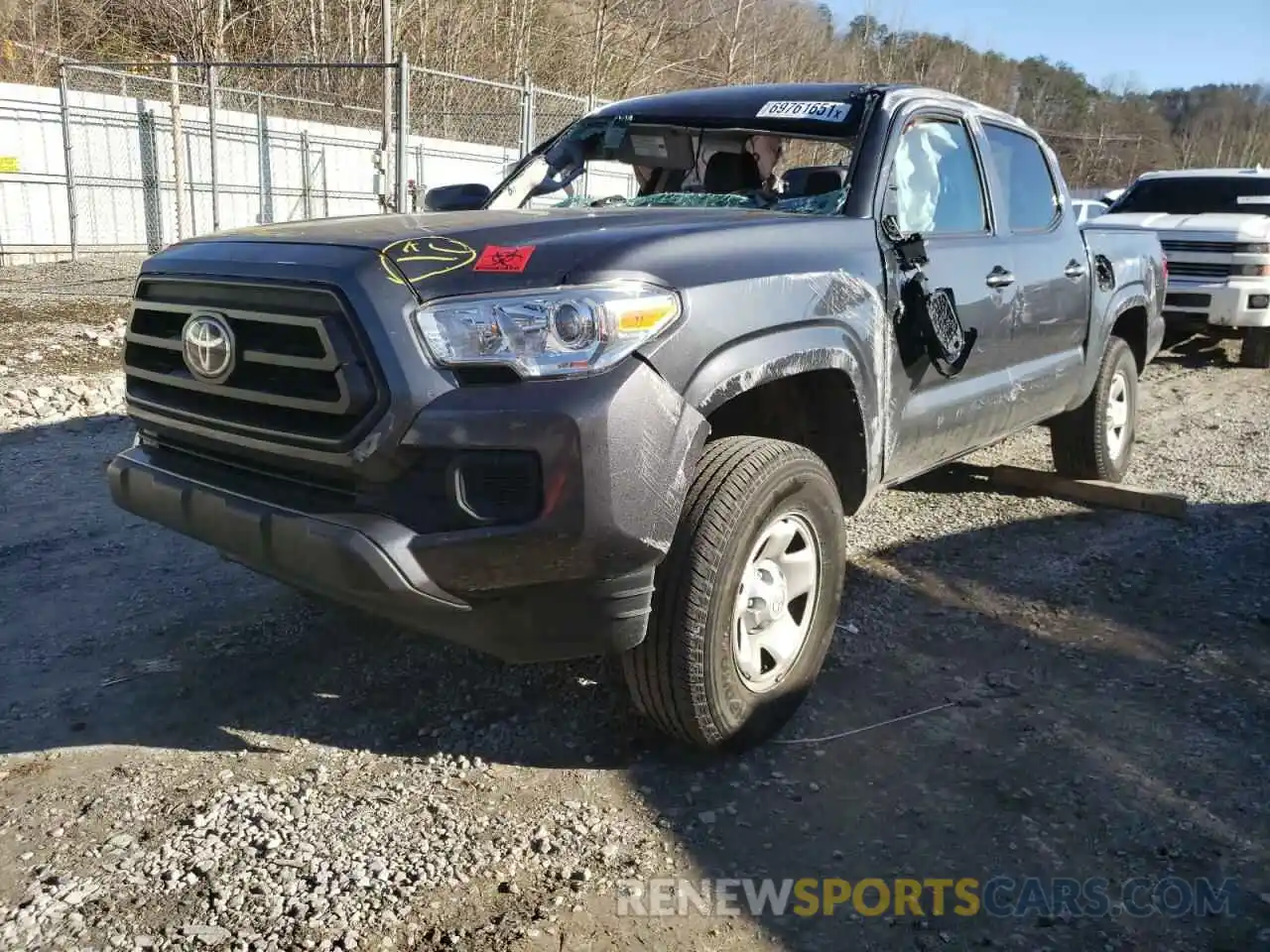 2 Photograph of a damaged car 3TMCZ5ANXLM349503 TOYOTA TACOMA 2020