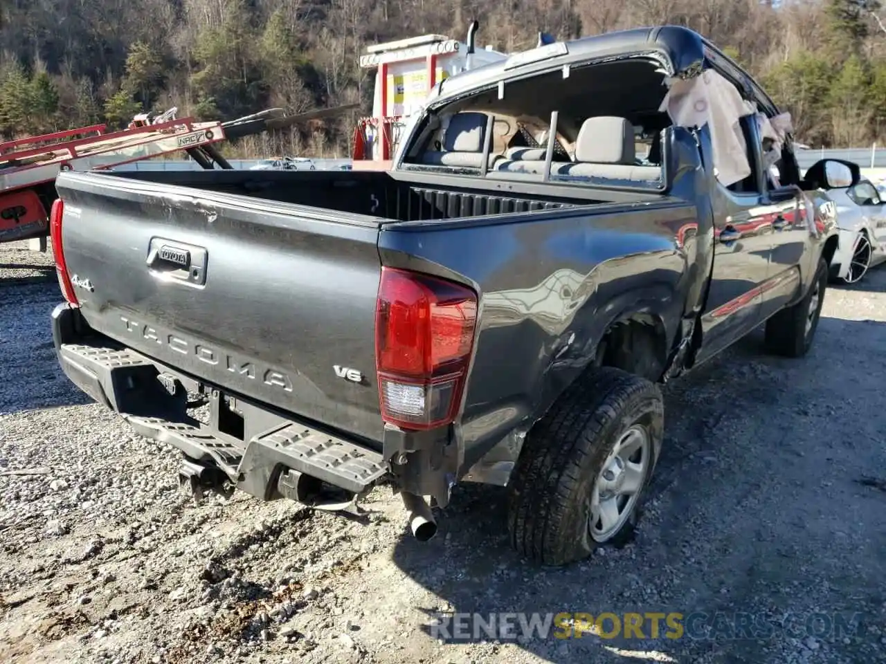 4 Photograph of a damaged car 3TMCZ5ANXLM349503 TOYOTA TACOMA 2020