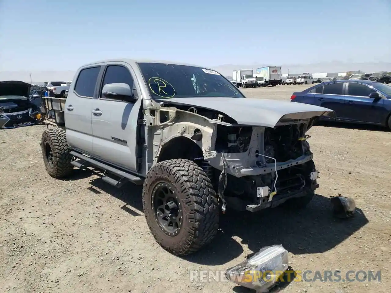 1 Photograph of a damaged car 3TMCZ5ANXLM353440 TOYOTA TACOMA 2020